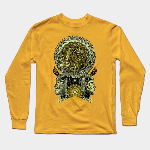 Spiral Out Long Sleeve T-Shirt by redlegger